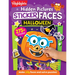 Hidden Pictures Sticker Faces: Halloween: Halloween Crafts Activity Book with Pumpkin Faces and Over 200 Silly Make-A-Face Stickers, Halloween Gift fo
