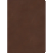 KJV Single-Column Wide-Margin Bible, Brown Leathertouch
