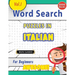 Word Search Puzzles in Italian for Beginners - Awesome! Vol.1 - Delta Classics