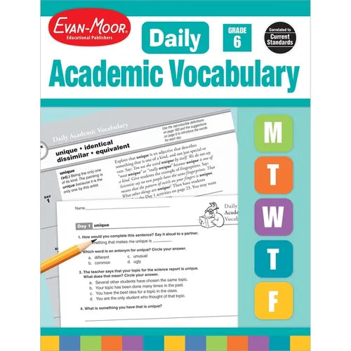 Daily Academic Vocabulary Gr 6+ Te
