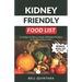 Kidney Friendly Food List: Low Sodium, Low Potassium Foods and Nutritional Guidance for Managing Kidney Disease (BONUS: Includes Delicious Renal