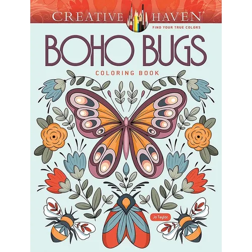 Creative Haven Boho Bugs Coloring Book