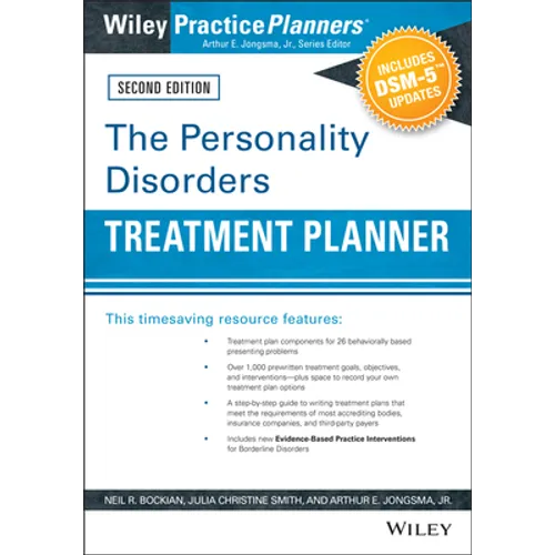 The Personality Disorders Treatment Planner: Includes Dsm-5 Updates