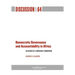 Democratic Governance and Accountability in Africa: In Search of a Workable Framework