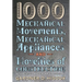 1000 Mechanical Movements, Mechanical Appliances and Novelties of Construction (6th revised and enlarged edition)