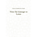 Tien-Tai Lineage to Lotus