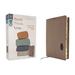 Niv, Read. Think. Live., Leathersoft, Brown, Thumb Indexed, Comfort Print: 365-Day NIV Devotional Bible - Discover Your Part in God's Plan