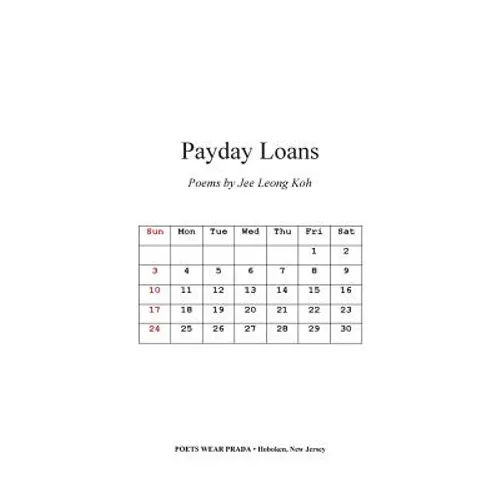 Payday Loans: Poems