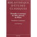 Prosodie Et Metrique Du Miles Gloriosus de Plaute: Introduction Et Commentaire