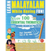 Learn Malayalam While Having Fun! - For Children: Kids of All Ages - Study 100 Essential Thematics with Word Search Puzzles - Vol.1