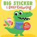 Big Sticker & Easy Coloring (Crocodile): 64 Reusable Stickers
