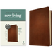 NLT Large Print Thinline Reference Bible, Filament Enabled (Genuine Leather, Brown, Red Letter)