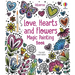 Love, Hearts and Flowers Magic Painting Book