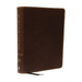 KJV, Journal the Word Bible, Bonded Leather, Brown, Red Letter Edition, Comfort Print: Reflect, Journal, or Create Art Next to Your Favorite Verses