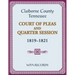 Claiborne County, Tennessee Court of Pleas and Quarter Session, 1819-1821