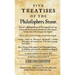 Five Treatises of the Philosophers Stone
