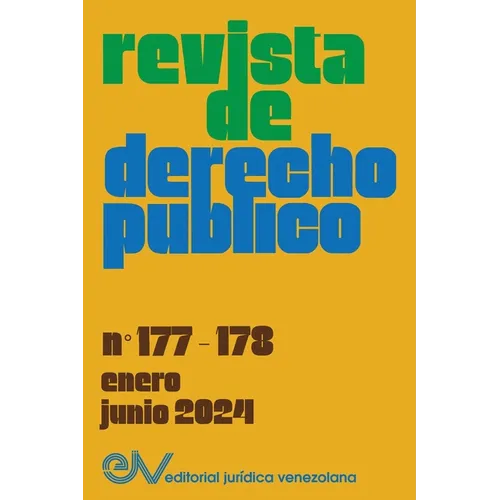 REVISTA DE DERECHO PÚBLICO (Venezuela), No. 177-178 (enero-junio 2024)