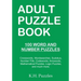 Adult Puzzle Book: 100 Word and Number Puzzles