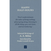 Happy Half-Hours: Selected Writings