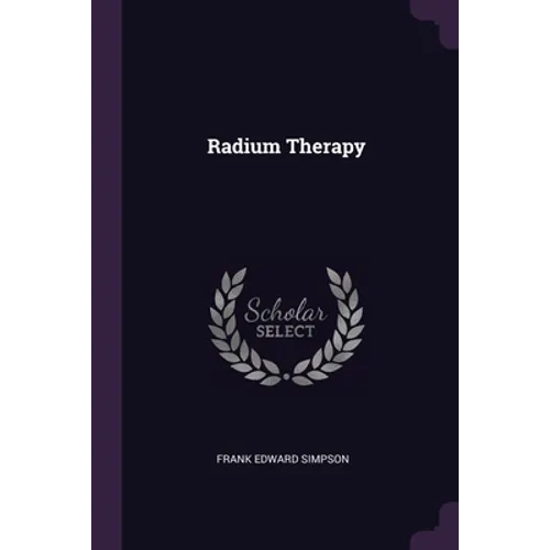 Radium Therapy