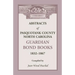 Abstracts of Pasquotank County, North Carolina, Guardian Bond Books, 1832-1867