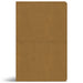 CSB Thinline Reference Bible, Digital Study Edition, Camel Suedesoft Leathertouch