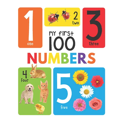 My First 100 Numbers: Padded Book