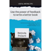 Use the Power of Feedback to Write a Better Book: Useful Writing Tips