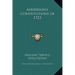 Anderson's Constitutions of 1723