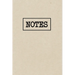 Notes: A graph paper field book for research and project notes