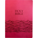 Kjver Holy Bible, Wave Design, Large Print, Berry Ultrasoft: (King James Version Easy Read, Red Letter, Pink)