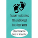 Thanks For Keeping My Abnormally Cold Feet Warm: Funny Valentines Day Gifts. Anniversary Gifts for Her and Him, Long Distance Relationship Gifts