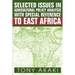 Selected Issues In Agricultural Policy Analysis With Special Reference To East Africa