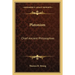 Platonism: Chief Ancient Philosophies