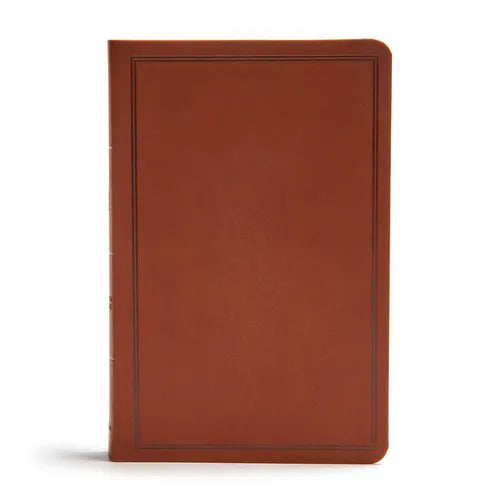 CSB Deluxe Gift Bible, Brown Leathertouch