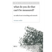 What Do You Do That Can't Be Measured?: On Radical Care in Teaching and Research