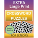 Extra Large Print Crossword Puzzles for Adults and Seniors: Easy to Read Puzzles with Solutions