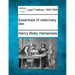 Essentials of Veterinary Law.