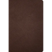 CSB Large Print Thinline Bible, Holman Handcrafted Collection, Brown Premium Goatskin