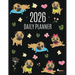 Pug Planner 2026: Funny Tiny Dog Monthly Agenda January-December Organizer (12 Months) Cute Canine Puppy Pet Scheduler with Flowers & Pretty Pink Hear