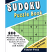 Sudoku Puzzle Book: 200 Brain Game Puzzles - Easy, Medium and Hard Sudoku Puzzles for Teens and Adults - Large Print Edition