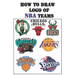 How to Draw LOGO of NBA Teams: Draw Your Historical Basketball Team by Easy Way !!!!!!!!!!!!!!!!!!!!!!!!!!!!!!!!!