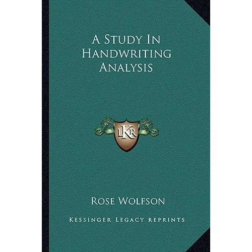 A Study In Handwriting Analysis