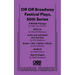 Off Off Broadway Festival Series, 50th Series
