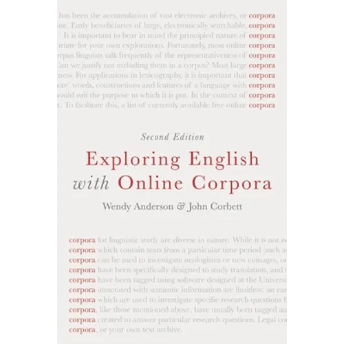 Exploring English with Online Corpora