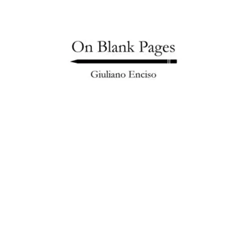 On Blank Pages