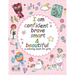 I'am confident brave smart and beautiful: a coloring book for girls: Inspirational and motivational coloring book for girls
