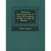 M Moires Historiques Sur Le Pays de G Vaudan Et Sur La Ville de Mende......