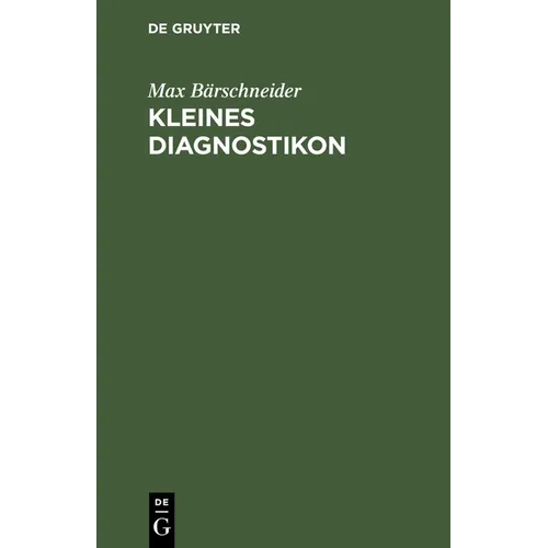 Kleines Diagnostikon