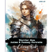 Anime Art Warrior Men Anime & Fantasy Portraits Coloring Book: 48 unique high quality pages - striking detailed designs - includes names and role-play